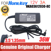 Genuine For Huntkey HKA03612030-8C HKA03612030-8E AC Adapter Charger 36W 12V 3A 3.5*1.35mm Power Supply