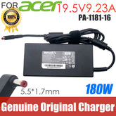 Original LITEON PA-1181-16 180W AC Adapter Laptop Power Charger For ACER Predator Helios 300 Series N17C1 PH315-51 19.5V 9.23A