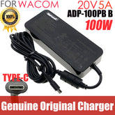 Genuine ADP-100PB B AC Adapter 20V 5A 100W for WACOM DTH W1620 W1320 Mobile Studio Pro DTH-W1620H-UK USB-C Type-C Charger