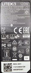 Genuine LITEON PA-1121-24 24V 5A 120W AC Adapter Charger Power Supply 4 Pin Din Plug