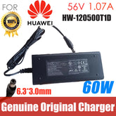 Original HW-560107D0D 56V 1.07A 6.3x3.0mm AC Power Adapter Charger For Huawei AP7060DN 56V 1.07A Power Supply