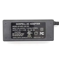 18V 3A 2.8A AC Adapter For Razer Leviathan RC30-012601 Elite Gaming Music SoundBar Speaker RZ05-01260100 R3U1 DYS650-180280W-K