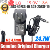 19V 1.3A 1.2A Switching AC Power Adapter Charger For LG LCD Monitor 24MP47H ADS-40FSG-19 ADS-25FSF-19 19025GPG-1 PSU LCAP26-A