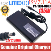 Original LITEON PA-1131-08RJ 19V 7.11A 135W AC Adapter Laptop Power Supply Charger 5.5*2.5mm Genuine