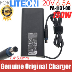 Genuine Liteon PA-1131-08 AC Adapter 20V 6.5A 130W Charger Power Supply 7.4 x 5.0mm lock connector Tip
