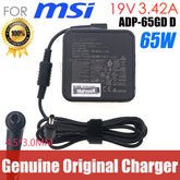 Original DELTA ADP-65GD D Power Adapter 19V 3.42A 65W 4.5x3.0mm For MSI Modern 15 MS-1552 Modern 14 Laptop Charger S930401922D04