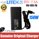 PA-1151-76 Original LITEON 20V 7.5A Laptop Adapter 150W Charger Power Supply 7.4x5.0mm Genuine