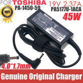 45W 19V 2.37A Original AC Power Adapter PA5192U-1ACA PA5192E-1AC3 ADP-45YD A for Toshiba Portege Z10T Z15T Z20T Satellite U920T