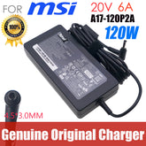 Replacement Laptop Charger For Chicony A17-120P2A For MSI GF63 THIN MS-16R5 A12A055P 20V 6A 120W Power Supply Adapter 4.5x3.0mm