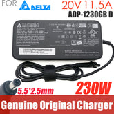 Original Delta ADP-230GB D 230W 20V 11.5A AC Adapter Charger for MSI WS66 11UMT-220GS66 GS75 GS66 10UE-280CA STEALTH Laptop