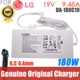 Genuine 19V 9.48A 180W DA-180C19 AC Adapter Charger For LG 34UC99-W CURVED LED MONITOR EAY64449302 32UD99-W 38UC99W Power Supply