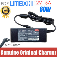Liteon PA-1061-81 PA-1061-0 12V 5A 60W 5.5*2.5mm AC Adapter Charger Power Supply