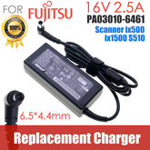 PA03010-6461 AC Adapter for Fujitsu ScanSnap Evernote Scanner ix500 ix1500 S510 SV600 Scanner Power Supply Charger 16V 3A 2.5A