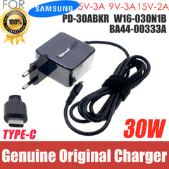 Orignal 15V 2A 30W typeC 9V3A 5V3A W16-030N1B AC Adapter For samsung Chromebook Plus P/N PD-30ABKR BA44-00333A fast charger USBC