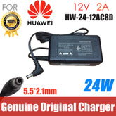Original HW-24-12AC8D 12V 2A 24W AC Power Adapter Charger For HUAWEI Power Supply 5.5*2.1mm