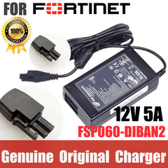 Genuine FSP060-DIBAN2 Switching Power Adapter 12V 5A 2PIN Charger For Fortigate Firewall FG-60D/90D/30E/50E/60E/80E Power Supply