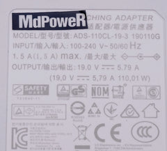 Genuine ADS-120QL-19A-3 190110E 19V 5.79A Switching AC DC Adapter Charger 110W For LG Projector BFP100-27 34UC98 34UM67 PF1500G