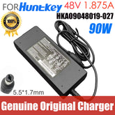 Original OEM KA09048019-027 Huntkey 48V 1.875A 90W AC Adapter Charger For Hikvision NVR-108MH-C/8P PoE NVR Power Supply