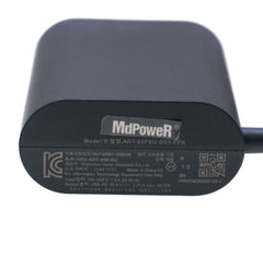 Genuine 20V 3.25A 65W TYPE-C ADT-65FSU-D03-EPK AC Power Adapter Fast Charger For LG Gram 14Z90P 17Z90P ADT-65DSU-D03-2 Ultrabook