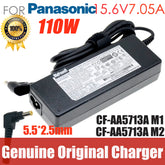 For Panasonic Toughbook CF-AA5713A M1 M2 M3 J1 J4 Original AC Adapter 15.6V 7.05A Charger CF-31 CF-52 CF-53 CF-D1N CF-54 CF33