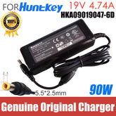 Genuine Huntkey 19V 4.74A 90W HKA09019047-6U HKA09019047-6D/6P AC Adapter Laptop Charger For Intel NUC 8 GIMI Power Supply