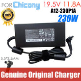 Genuine Chicony A12-230P1A 230W 19.5V 11.8A AC Power Adapter Charger For GIGABYTE AERO 15 KB-7US1130SH Gaming Laptop A17-230P1A