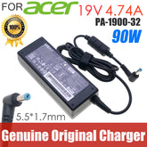 Genuine Liteon PA-1900-32 90W 19V 4.74A AC Adapter For ACER ASPIRE 3610 5735 1410 4741G Laptop PA-1900-34 A10-090P3A ADP-90MD H
