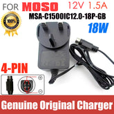 Original 12V 1.5A 18W 4-Pin AC Adapter MSA-C1500IC12.0-18P-GB Power Supply Charger For MOSO MSAC1500IC12018P MSAC1500IC12018PGB