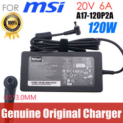 Chicony 20V 6A 120W Genuine AC Power Adapter Charger A17-120P2A For MSI GF63 Thin 11SC-430CA 10SC-222 10UC-440 270 Power Supply