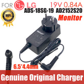19V 0.84A Original AC Adapter Charger For LG 19M37A 20MP37A 20M38A LCD Monitor Power Supply ADS-25FSF-19 19016EPCN EAY63032021