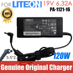 Genuine LITEON PA-1121-16 19V 6.32A 120W 5.5x2.5mm AC Adapter Charger For Laptop Power Supply Adaptor