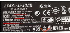 Genuine 24V 16.5A 400W AC/DC Adapter Charger EADP-400BA A Power Suppy For CISCO P/N 341-0222-03 Rev.A0