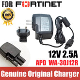 Original APD WA-30J12R 12V 2.5A WA-30J12RUG-BFAB Charger For Fortinet FortiGate Firewall 60D 90D 30E 50E 60E 80E Power Supply