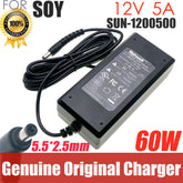 Genuine Switching Adapter Charger For MSI Optix AG32C AG32CQ 32” LED Monitor Power Supply 12V 5A 4A 60W SOY-1200500/ SUN-1200500