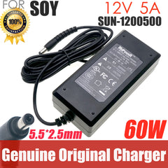 Genuine Switching Adapter Charger For MSI Optix AG32C AG32CQ 32” LED Monitor Power Supply 12V 5A 4A 60W SOY-1200500/ SUN-1200500