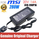 Genuine Chicony A18-280P1A 20V 14A 280W Power Supply AC Adapter for MSI GP76 GE66 GE76 GP66 Leopard 11UG-688 Charger Adaptor