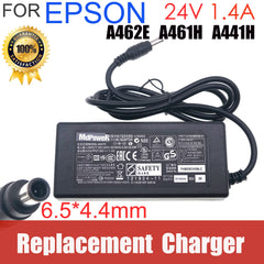 24V 1.4A 1.3A 1.37A A441H A291E AC Adapter for Epson Scanner Printer J143A 2480 3590 4490 V500 V550 GT-1500/GT-2500
