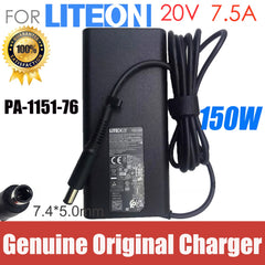 Original LITEON 20V 7.5A Laptop AC Adapter PA-1151-76 150W Charger Power Supply 7.4x5.0mm Genuine