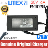 Genuine LITEON PA-1121-76E 20V 6A 120W AC Adapter For Intel NUC Laptop Power Supply Charger PA-1121-76 5.5x2.5mm Original