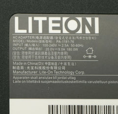 Genuine Liteon PA-1181-76 20V 9A 180W 5.5*2.5mm AC Adapter Charger For Colorful Hasee Clevo MSI Laptop Power Supply