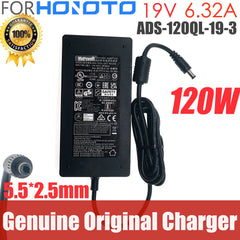 Genuine HONOTO ADS-120QL-19-3 190120E 19V 6.32A 120W 5.5*2.5mm AC Adapter Charger power supply original HOIOTO ADS-140FL-19-3