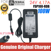 Genuine FSP100-RDB 24V 4.17A 100W 6.3x3.0mm 808101-001 AC Adapter For Zebra ZXP3 GX420D GX420T GX430T GX43 Power Supply Charger