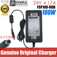 Genuine FSP100-RDB 24V 4.17A 100W 6.3x3.0mm 808101-001 AC Adapter For Zebra ZXP3 GX420D GX420T GX430T GX43 Power Supply Charger