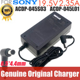 Original ACDP-045L01 19.5V 2.35A AC Adapter Charger for Sony TV Monitor Power Supply ACDP-045S03 ACDP-045S01 ACDP-045S02