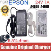 Original AC Adapter WF-100 B581A WF-110 A462E A461H 24V 1A 24W Charger for Epson WorkForce DS-560 Scanner Power Supply