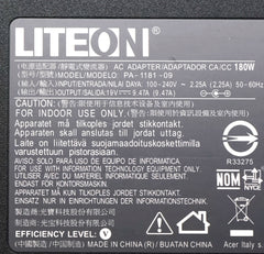 Genuine for LITEON PA-1181-09 AC Adapter 19V 9.47A 180W for ALL IN ONE AIO ASPIRE Z1-611 Z1-622 Z3-710 ZC-107 Z4710G Z5760 Z5770