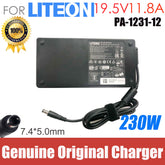 Liteon 19.5V 11.8A 230W A17-230P1A 7.4x5.0mm AC DC Adapter For GIGABYTE WB-7US2130SH AORUS G 15.6 INCH X15 15G YC Power Supply