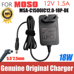 EU Plug MOSO MSA-C1500IC12.0-18P-DE 12V 1.5A 18W 4-PIN MSA-C1500IC12.0-18P-US AC Adapter For Hikvision DVR Power Supply Charger