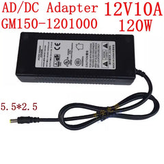 Original GM150-1201000 AC/DC Adapter GVE 12V 10A 120W Charger 5.5x2.5mm Power Supply Genuine