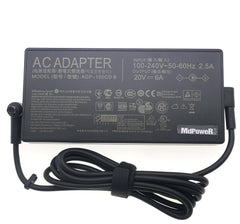 Original 20V 6A 120W 4.5*3.0mm 6.0*3.7mm AC Adapter Charger For ASUS A17-120P2A ADP-120CD B PA-1121-22 Power Supply
